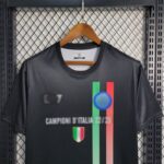 camiseta negra napoli frontal
