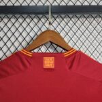 as roma camiseta 2024 cuello anterior