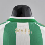 camiseta del real betis 2023 cuello anterior