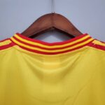 camiseta retro colombia 90 cuello anterior