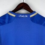 italia camiseta 2023 cuello anterior