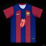 camiseta barcelona rolling stones frontal