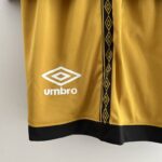 tercera equipación rayo y pantalón corto logo