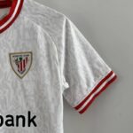 camiseta athletic blanca manga