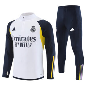 Conjunto de chandal real madrid blanco