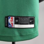 camiseta boston celtics verde dorado etiqueta