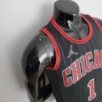 camiseta chicago bulls negro diseño 1