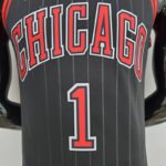 camiseta chicago bulls negro parte delantera