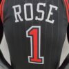 camiseta chicago bulls negro parte trasera
