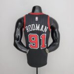 camiseta chicago bulls negro rodman 91