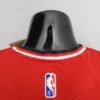 camiseta chicago bulls rojo cuello anterior