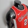 camiseta chicago bulls rojo diseño 2