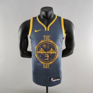 camiseta golden state warriors gris