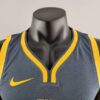 camiseta golden state warriors gris cuello en V