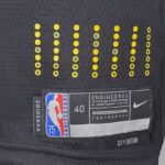 camiseta golden state warriors negra edicon mexicana etiqueta