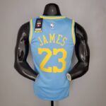 camiseta lakers celeste james 23