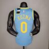 camiseta lakers celeste kuzma 0 dorsal