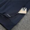 chandal real madrid azul bolsillo de la chaqueta