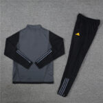 conjunto chandal real madrid gris reverso
