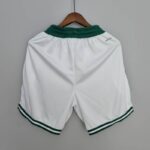 pantalon corto boston celtics blanco dorsal