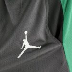 pantalon corto boston celtics negro verde logo jordan
