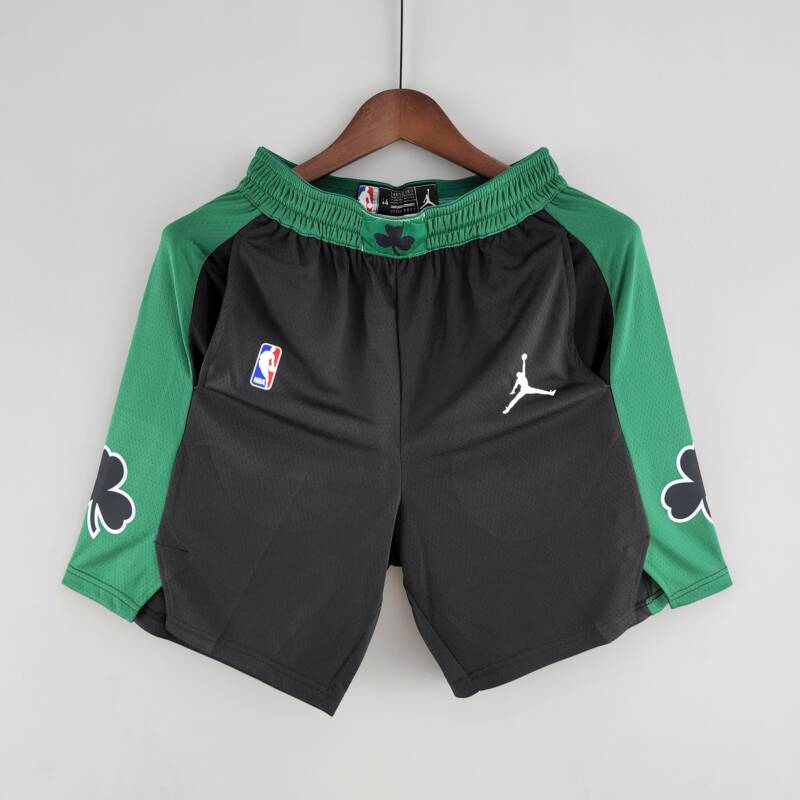 pantalon corto boston celtics negro verde pantalon corto boston celtics negro verde