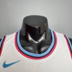 camiseta blanca miami heat cuello red