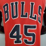 camiseta chicago bulls roja diseño 2