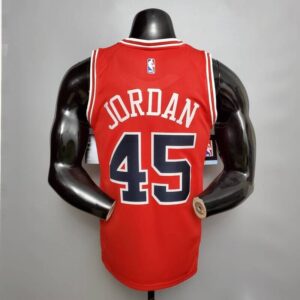 camiseta-chicago-bulls-roja-dorsal-Jordan-45