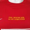 camiseta manchester united 2008 ronaldo final grabada