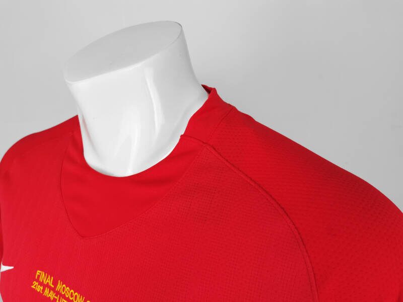 camiseta manchester united 2008 ronaldo hombro