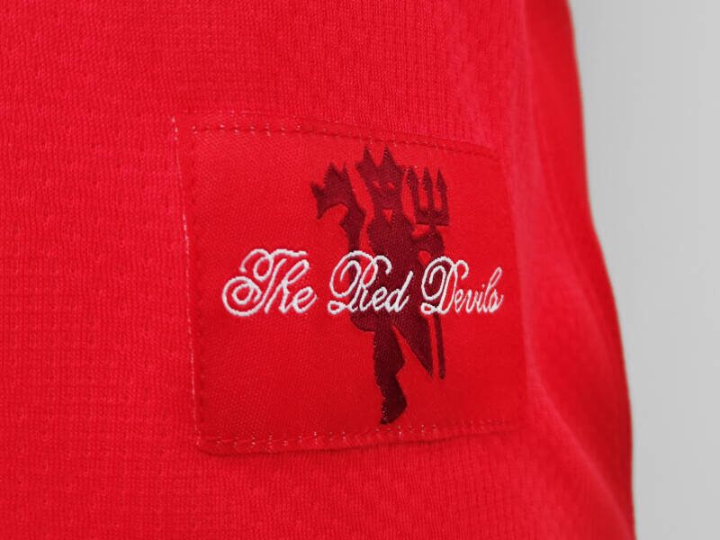 camiseta manchester united 2008 ronaldo parche de los diablos rojos