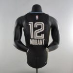 camiseta negra Memphis grizzlies dorsal 12 morant