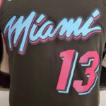 camiseta negra miami heat diseño 1