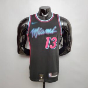 camiseta negra miami heat