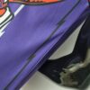 camiseta raptors morada diseño lateral con franjas negras