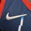 camiseta rockets azul logo nike