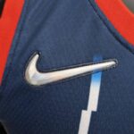 camiseta rockets azul logo nike