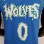 camiseta timberwolves celeste diseño 1 logo timberwolves