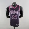 camiseta timberwolves negra y morada
