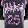 camiseta timberwolves negra y morada diseño 2