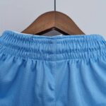 pantalon corto celeste clippers cintura celeste espaldar