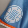 pantalon corto celeste clippers logo clippers