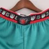 pantalon corto memphis turquesa cintura delantera