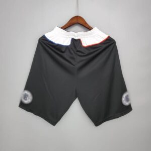 pantalon corto negro clippers parte dorsal