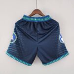 pantalon corto timberwolves celeste