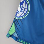 pantalon corto timberwolves celeste logo timberwolves
