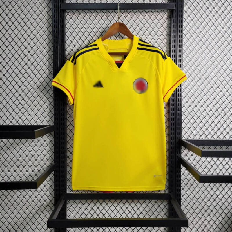 camiseta colombia 2024 camiseta colombia 2024 cuello anterior