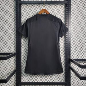 camiseta real madrid negra mujer espalda