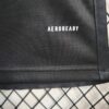 camiseta real madrid negra mujer logo aeroready